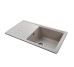 Гранитная мойка Globus Lux LUGANO песчаный 780х435-А0004 Globus Lux