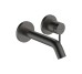 Смеситель Tecturis S 165 для умывальника со стены, Brushed Black Chrome (73350340)