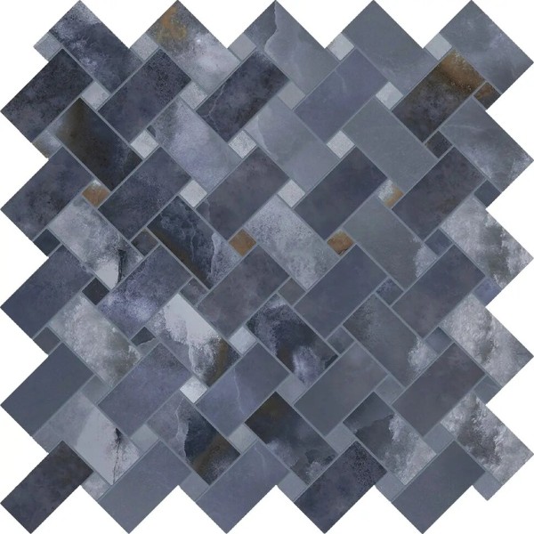 Мозаика 30x30 EKZM Tmo Int Blue Emilceramica Tele di Marmo Onyx из коллекции Tele di Marmo Onyx Emilceramica