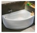 5533000 SUPERO Ванна асиметрична 145x85 см, права, колір білий, в комплекті з ніжками SN14
