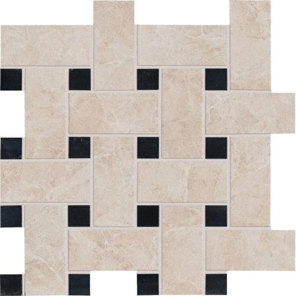 Мозаїка Grigio Basketweave 30x30 Villa D Este Vallelunga з колекції Villa D Este Vallelunga