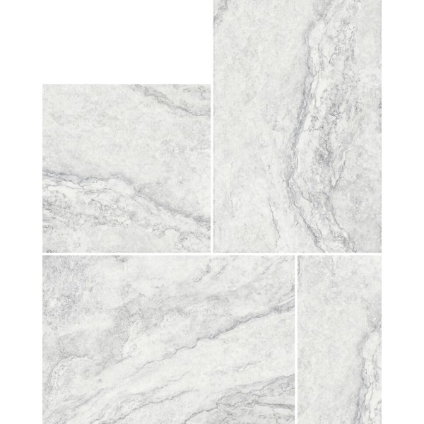Плитка Sbu Modulo 3 Formati White Grey 20 Mm - 60x90 SBUM833 Stone Box з колекції Stone Box NovaBell