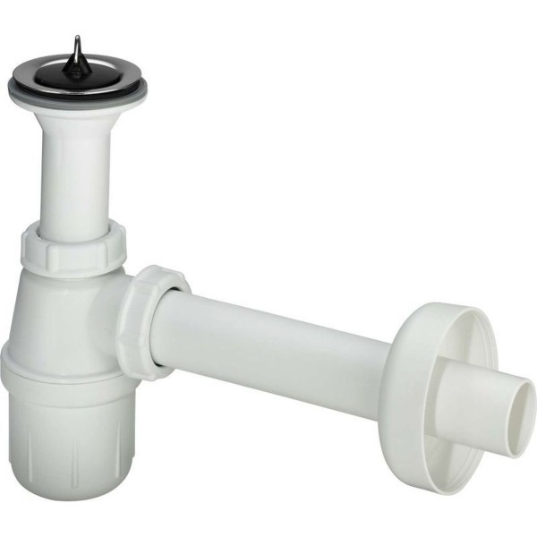 Сифон для раковини VIEGA 1 1/4″ x 1 1/2″ пластик білий бутил. з/г 309312 Viega