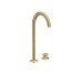 Смеситель AXOR One Select 260 для умывальника на 2 отверстия с донным клапаном push-open, Brushed Gold Optic (48060250)
