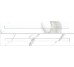 Декор (20x120) 66771 Monolite (set 2 pz) - Statuario з колекції Statuario Cerdomus