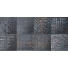 Декор 25x25 Lamiera Mix S/8 Nero - Costruire - 1062873 з колекції Costruire Декор 25x25 Lamiera Mix S/8 Nero - Costruire - 1062873 з колекції Costruire