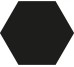 Плитка Nero - 15x17 HEXA 1 Hexa з колекції Hexa Bardelli