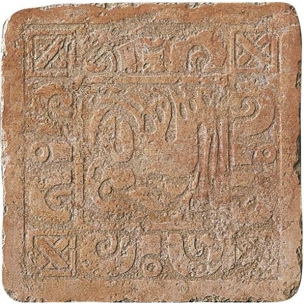Декор Inserto Yucatan B Granato 32.7x32.7 Maya Azteca Settecento з колекції Maya Azteca Settecento