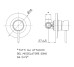 LIG010NO70 Light Смеситель для душа скрытого монтажа, черный мат (1 сорт)
