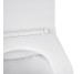 Унітаз підвісний безобідковий Kroner Harz WHI493736 RIMLESS з сидінням Slim Duroplast / Soft-close / Quick relase (KH493736WHIR) Kroner