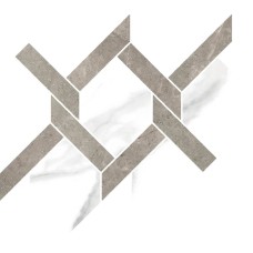 Мозаїка (29x32) 66043 Intreccio Grey Sat. Inserto Statuario - Mexicana з колекції Mexicana Мозаїка (29x32) 66043 Intreccio Grey Sat. Inserto Statuario - Mexicana з колекції Mexicana