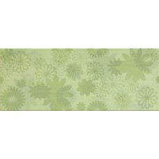 (20x50.2) PNF09 Pennellato Verde Prato(Scuro)Ins. Floreale - Pennellato з колекції Pennellato Ascot Pennellato Керамічна плитка Ascot Ceramiche