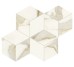 Мозаика SCULTOREA CALACATTA ORO TESSERE ROMBO REFLEX - 35.6x44.2 J562 Scultorea из коллекции Scultorea Marca Corona