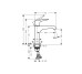 Смеситель Axor Citterio E 130 Lever для умывальника Brushed Bronze 36111140