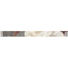 Liston Luxe White Flor Бордюр (5х60) Luxe Керамічна плитка Fanal