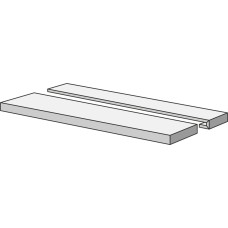 Angolo Gradone Doppia VelaDxWood Noir 40x120 0502085 Angolo Gradone Doppia VelaDxWood Noir 40x120 0502085