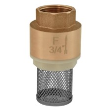 Клапан зворотній із всмоктуючою сіткою і закриваючим елементом G 1,5" FERRO Клапан зворотній із всмоктуючою сіткою і закриваючим елементом G 1,5" FERRO