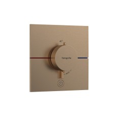 Термостат прихованого монтажу ShowerSelect Comfort E HighFlow на 1 функцію, Brushed Bronze (15575140)