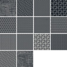 (23.7x23.7) 149006 Mix 2Black/Grey Rect - Moodboard з колекції Moodboard