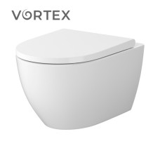 Унітаз підвісний Zen Pro Vortex з кришкою Slim дюропласт SZCZ1003116324 Унітаз підвісний Zen Pro Vortex з кришкою Slim дюропласт SZCZ1003116324