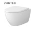 Унітаз підвісний Zen Pro Vortex з кришкою Slim дюропласт SZCZ1003116324 Cersanit Cersanit