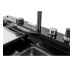 Кухонная мойка KARAFA-4 7546  черная из нержавеющей стали 75*46*22 BLACK ( А0059854 ) Insana