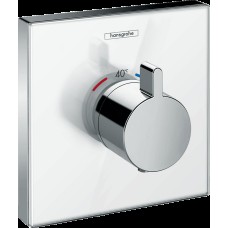 Термостат скрытого монтажа ShowerSelect Glass Highﬂow White/Chrome (15734400)