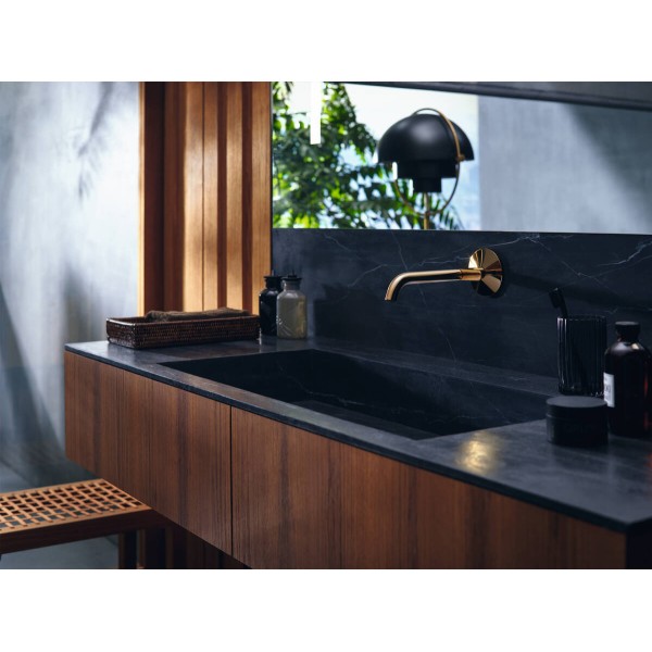 Змішувач AXOR One Select 220 для умивальника зі стіни, Polished Red Gold (48112300)