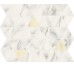 Декор 25x29 Mte. C. Silver Triangle Gold Tess. - Motif Extra - E566 з колекції Motif Extra Marca Corona