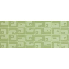(20x50.2) PNG09 Pennellato Verde Prato(Scuro)Ins. Geo - Pennellato з колекції Pennellato Ascot Pennellato Керамічна плитка Ascot Ceramiche