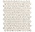 Мозаика Glim Gemme Bianco Round Mosaico Matt - 29.5x32.5 fRO9 Glim из коллекции Glim FAP