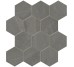 Мозаїка 35x37,5 Gentle Stone Mud Esagona Mix T12 - Gentle Stone - GSTEM90 з колекції Gentle Stone Ascot