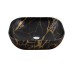 Умывальник Venus Dark Curve Marble Aqua Rodos