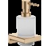 AddStoris Дозатор подвесной для жидкого мыла Brushed Bronze/стекло (41745140)