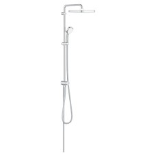 Набір душ TEMPESTA COSMOPOLITAN CUBE 250 (стійка+лійка (4 пол)+шланг1,5м+верх.душ+підключення)