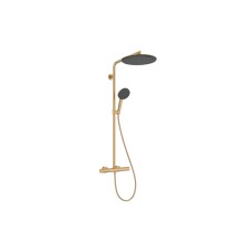 Душова система Raindance Alive S Puro 300 1jet EcoSmart з Ecostat Element, Brushed Bronze (24593140)
