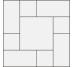 Плитка 72x72 Modulo C Biella-Piemonte з колекції Piemonte Natucer