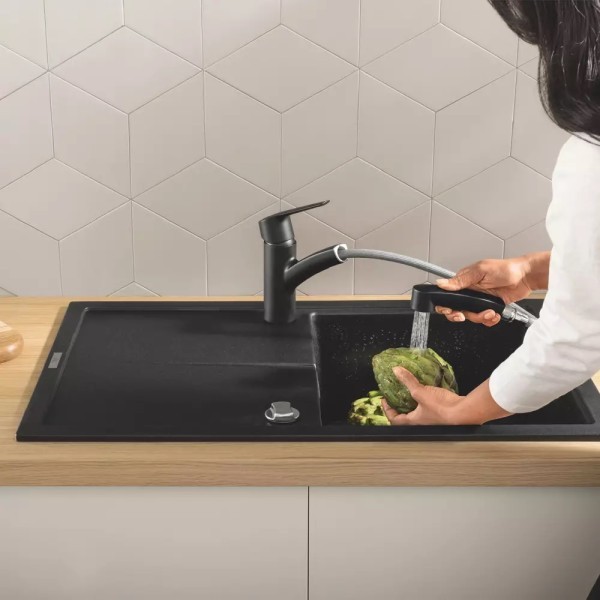Змішувач для кухні Eurosmart DN 15 303052431 Black matt Grohe Grohe