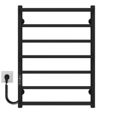 Рушникосушарка електрична Ladder П7 500х700 нержавіюча сталь (Чорний, JD03, Ліве підключення) Електричні рушникосушки — сторінка 21