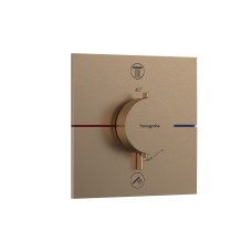 Термостат прихованого монтажу ShowerSelect Comfort E на 2 функції, Brushed Bronze (15572140)
