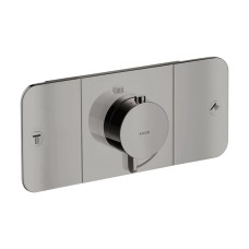 Термостат для 2-х потребителей Axor One, Polished Black Chrome 45712330