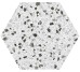 VENICE WHITE HEX 22x25 (шестигранник) (плитка для пола и стен)