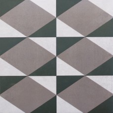 20x20 Geometric Dec.4 Gris-Geometric из коллекции Geometric Geometric Керамическая плитка Cevica