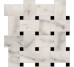 Мозаїка 30x30 Мте. C. Silver Tess. Treccia Reflex - Motif Extra - E461 з колекції Motif Extra Marca Corona