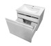 ORLANDO комплект меблів 60см білий: тумба підвісна із прихованим ящиком + умивальник накладний арт 13-01-042A	
