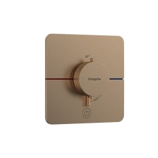 Термостат скрытого монтажа ShowerSelect Comfort Q HighFlow на 1 функцию, Brushed Bronze (15589140)