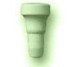 Спецелемент Angoli Esterno Toro Verde Craquele 2.5x5.6 Electa Ceramiche Grazia з колекції Electa Ceramiche Grazia