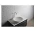 Умывальник 51,5*10,5см каменный круглый Solid surface