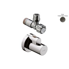 Кран кутовий Axor G 1/2"х3/8 з декоративною накладкою, Polished Black Chrome (51307330) Кран кутовий Axor G 1/2"х3/8 з декоративною накладкою, Polished Black Chrome (51307330) Сантехніка — сторінка 3
