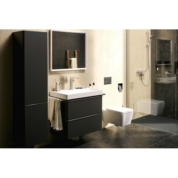 Змішувач Tecturis E 210 Fine CoolStart EcoSmart+ push-open для умивальника з поворотним виливом, Chrome (73060000)